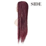 Face Miracle: Embrace Effortless Elegance with LB85494D Black Box Braided Lace Front Wigs - Bold Braids, Baby Hair Magic, and Lightweight Luxury! 🌟🔥