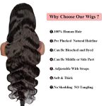 30-Inch Body Wave Lace Front Wig – 13x4 HD Transparent Lace, 150% Density for a Natural Look