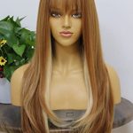 Ginger Brown Synthetic Wig - Perfect for Daily Use, Cosplay, and Lolita Fashion
