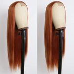 EVLYNN Ginger Wig - Long Straight Lace Front Wig for Daily Elegance and Vibrant Glamour