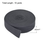 High Elasticity Grey Knit Elastic Spool - Perfect for Sewing, Wigs, Waistbands, and More - 10 Yards