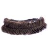 DIGUAN Bohemian Beauty: Wide Fishtail 2 Strands Synthetic Hair Braided Headband in Brunette Brown - Elevate Your Style