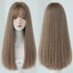 7JHH WIGS Light Brown Wig – Realistic Synthetic Beauty for Cosplay Parties and Everyday Charm