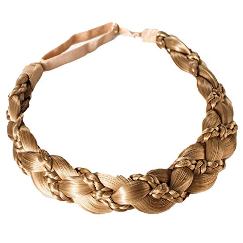 Madison Braids Butterfly Headband - Your Style with a Natural Looking Dirty Blonde Synthetic Hair Extension