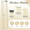 22-Inch Platinum Blonde Clip-In Hair Extensions – 10 PCS Highlight Colorful Hairpieces for Effortless Style