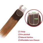 10A Brazilian Virgin Ombre Straight Hair Bundles: Unleash the Radiance of T4/30 Honey Brown