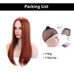 MAGQOO Dark Orange Wig – Silky, Soft, and Stylish Perfection