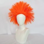ANOGOL Orange Crazy Wig for Kids - Unique Spiky Design for Memorable Anime Cosplay