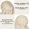 White Queen with M MISS U HAIR Princess Wig - Perfect for Kids' Halloween Costumes and Cosplay