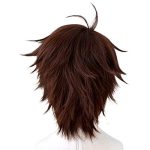 Cosplay with JoneTing's Brown Wig for Men - Perfect for Anime Parties and Halloween Costume Transformations