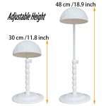 3 Packs Adjustable Wig Stand: Style and Display Perfection