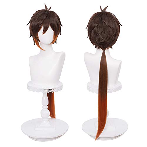 Power of SL Brown Wig's Anime Spiky Fluffy Hair with Ponytails - A Must-Have Feature for Authenticity