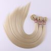 Blonde Silky Straight Synthetic Hair Weave - 3 Bundles of 613# Heat Resistant Fiber for Effortless Elegance