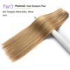 StrRid Blonde Hair Extensions - 5PCS of 22" Long Straight Synthetic Fluffy Beauty for Stunning Transformations