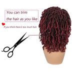 Short Dreadlock Wigs: Embrace Your Unique Style with Afro Twisted Burgundy Curly Dreadlocks