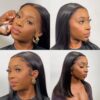 14 inch Bob Wig Human Hair - Pre Plucked 13x4 HD Lace Frontal Wigs for a Natural, Reusable, and Stylish Look