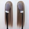 ZigZag Hair's Long Straight Light Brown Wig – Pre-Plucked, Heat Resistant, and Fashion-Forward for Unmatched Versatility