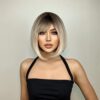 Mohigirl's Stunning Short Blonde Bob Wig – Natural Looking, Shoulder Length, Perfect for Daily Wear and Special Occasions