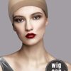 Funny Old Lady Wig with Removable Curlers - Complete Granny Costume Kit for Halloween Cosplay