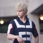 Cosplay Anime Wig - Short Blonde Synthetic Wig for My Hero Academia Fans