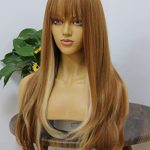 Ginger Brown Synthetic Wig - Perfect for Daily Use, Cosplay, and Lolita Fashion