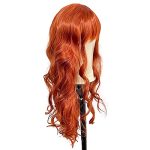 V'NICE Fashionista's Dream Ginger Orange Loose Wave Hair Wig - 22 Inch Heat Resistant Synthetic Marvel for Trendsetting Women