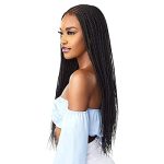 Experience Natural Elegance with Sensationnel Cloud9 4x5 Braided Wig - Virtually Undetectable HD Lace & High Quality Fiber