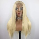 13x6 Long Parting Synthetic Lace Front Wig - Pre Plucked, Bleached Knots, and 613 Blonde Magic