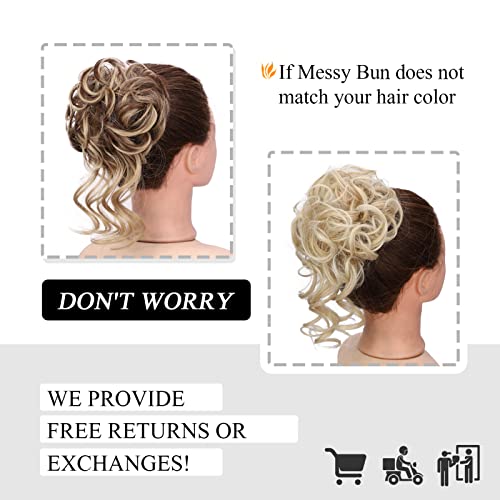 Revamp Your Look Instantly with Messy Bun Hair Piece - Effortless Elegance for Every Occasion