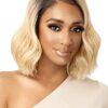 Outre Synthetic Melted Hairline HD Lace Front Wig - JAYCIANA | Experience Seamless Beauty in Stunning 1B Off Black Shade