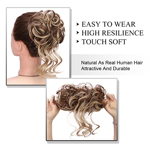 Revamp Your Look Instantly with Messy Bun Hair Piece - Effortless Elegance for Every Occasion