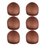 YANTAISIYU's Dark Brown Wig Caps – 6 Pieces of Breathable Elegance