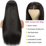 Straight Lace Front Wigs - Glueless Wigs for Black Women, Perfect for Natural Look and Special Occasions