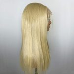 13x6 Long Parting Synthetic Lace Front Wig - Pre Plucked, Bleached Knots, and 613 Blonde Magic