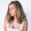 Madison Braids Women's Headband - Olivia - Sunset Blonde: Natural-Looking Synthetic Hair Extension for Effortless Style