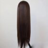 WXHWCX's Long Brown Synthetic Lace Front Wig – Experience Realistic Looking Long Straight Hair for Effortless Daily Beauty