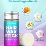 Hair Wax Stick (2 Count) - Frizz Taming, Styling Excellence, and Nourishing Moisture for All Hair Types