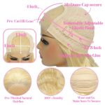 Effortless Elegance Collection: 613 Blonde Glueless Body Wave Lace Front Wigs – Instant Glam for Beginners (20 Inch)