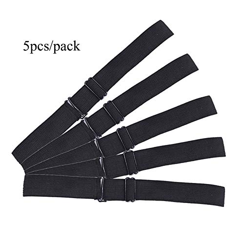 Secure Style Delight: 5Pcs Adjustable Elastic Bands for Wigs - Non-Slip Straps for Effortless Wig Fixation (3.0A-5PCS)