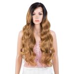 Joedir 30" Ombre Honey Color Lace Front Wig: Undetectable Beauty, Realistic Baby Hair, and Effortless Elegance
