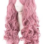 Cosplay with 28" Rouge Pink Lolita Long Curly Wig - Perfect for Playful and Vibrant Characters