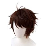 Cosplay with JoneTing's Brown Wig for Men - Perfect for Anime Parties and Halloween Costume Transformations
