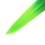 Radiant Green Ombre Pre-Stretched Braiding Hair - 3 Packs for Effortless Summer Styles