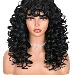 Goddess-Like Vibes: Long Curly Afro Wig for Black