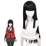 Black Long Straight Bangs Wig - Unleash Your Cosplay Creativity