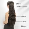 Wire Hair Extensions - Adjustable, Secure Clips, Long Wavy Balayage for Effortless Elegance! 💁‍♀️🌟