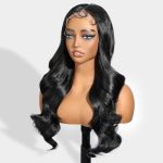 Dazzle in Elegance: 26-Inch Black Lace Front Wig