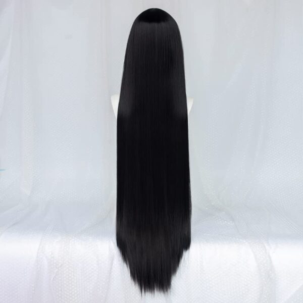 Ani·Lnc Long Straight Black Anime Cosplay Wig - Perfect for Jabami Yumeko Fans