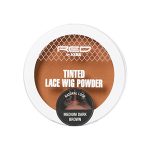 Lace Wig Brush and Tinted Powder Set - Achieve a Seamless Look with Medium Dark Brown Wig Care