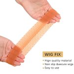 Secure Style Perfection: 3-Piece Silicone Wig Grip Headband Set with Nylon Wig Caps for Non-Slip, Breathable Elegance